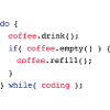 Code Coffee Refill Coding