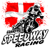 Speedway - Denmark Flag