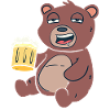 Bear with beer