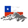 Chile - Mountains & Flag