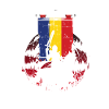 Romania flag knight