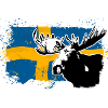 Sweden - Moose & Flag