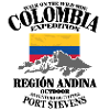 Columbia - Flag & Mountains
