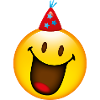 Smiley with Party Hat