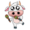 Salsa Dancing Dairy Cow