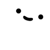 fantôme en blanc souriant