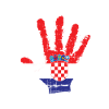 Croatia Handprint Patriot DNA