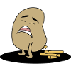 Pooping potato poop fries gift