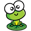 Curious frog with GIANT eyes