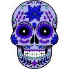 Sugar skull skull halloween