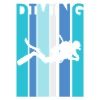 Diving Blue Retro