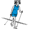 nordic walking fille