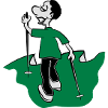 nordic walking drôle