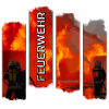Fire brigade in action