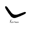 KARMA | Boomerang Statement | Line Art
