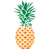 Pineapple (Geometric Style)