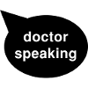 speech bubble doctor