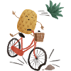 Pineapple Bike Obstacle