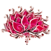 Lotus, blossom, flower, yoga, OM, buddhism, spirit