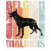 Belgian Malinois retro
