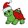Turtle cute sweet funny christmas