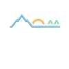 Mountains sunset lines gift
