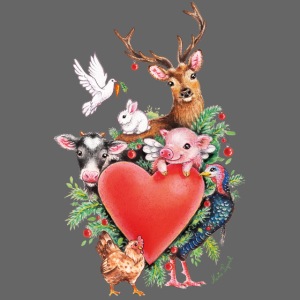 Christmas heart by Maria Tiqwah