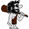 Caveman funny comic sunglasses