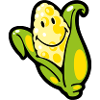 Smiley majs øre