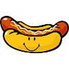 Smiley hotdog