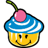 Smiley Kawaii Cupcake