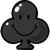 Smiley Clubs Black
