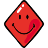 Smiley Diamonds Red