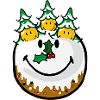 Smiley Christmas Cake