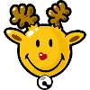 Smiley Christmas Rudolph