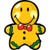 Smiley Christmas Gingerbread