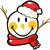 Smiley Christmas Snowman