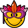 Smiley Mardi Gras