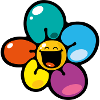 Smiley Colour Flower