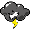 Smiley Kawaii Lightning