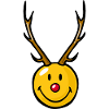 Smiley Christmas Reindeer