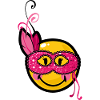 Smiley Burlesque Mask