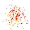 Cofetti explosion - party design