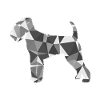Polygone Airedale Terrier