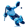 Goalkeeper blue