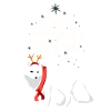 Christmas Husky