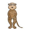 Cute meerkat Surikate Meerkat gift