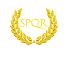SPQR Paars Romeins Rijk ontwerp
