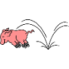 Spring Piggy / Piglet Hopper (2c)