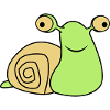 funny snail